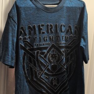 American Fighter Navy Graphic Tee Size Medium